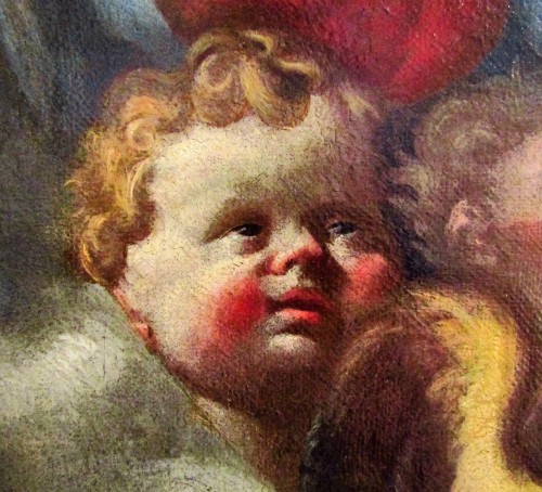 Louis XIV - Vierge à l'Enfant et chérubins